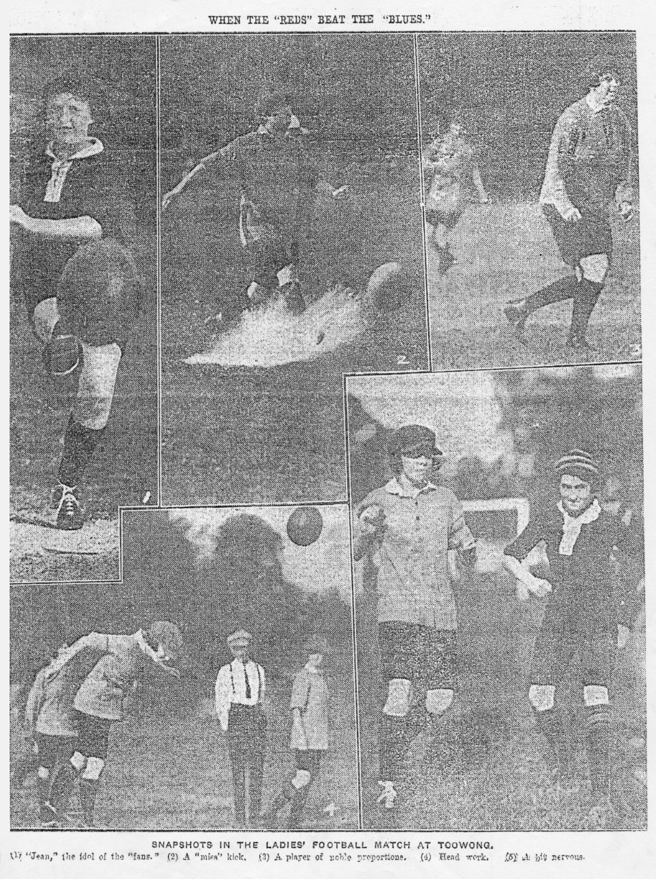 Australian Women's Football The Early Days Beyond 90