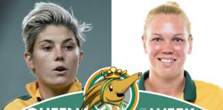 PODCAST | The Bus to Ballarat (Cap 133: Kim Carroll) Michelle Heyman (Getty Images Sport: MB Media) | Kim Carroll (Photo by Mark Nolan/Getty Images)