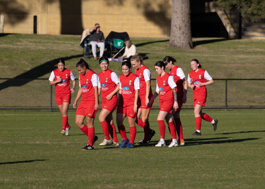 League leaders Perth RedStar who are now seven points clear at the top. Image credit Perth RedStar/Robbie Anderson