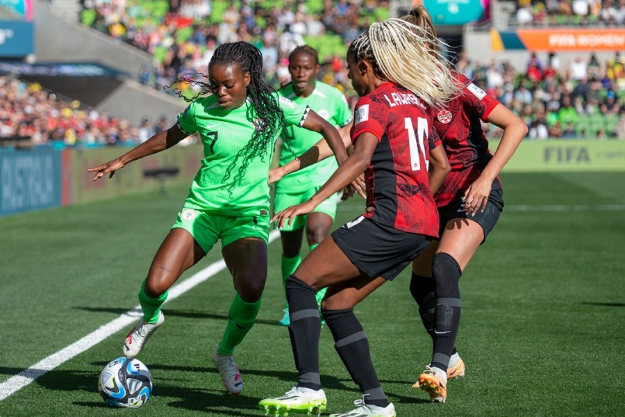 FIFA WWC Group B match between Nigeria and Canada. July 21, 2023. Melbourne, Australia. Photo by Megan Brewer.