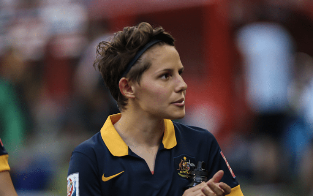 08 June 2015 Ashleigh Sykes - USA vs Australia game, Investors Group Field Winnipeg MB. (Photo by Terrence Lee/Icon Sportswire/Corbis/Icon Sportswire via Getty Images)