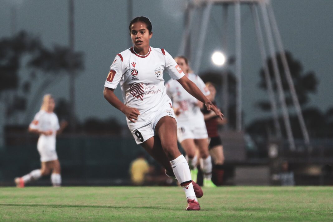 Remember when Mary Fowler played for Adelaide United? Photo credit: Kellie Lemon (Abbey's mum!) / KLZ Photography