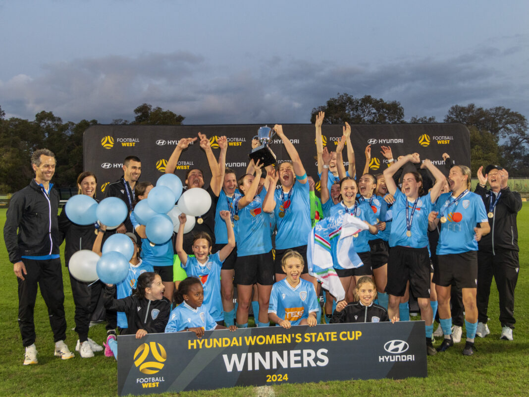 Perth SC, 2024 Hyundai State Cup Champions. Image Credit Neil Bennett