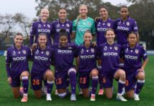 Perth Glory Season 2025/26 Preview Perth Glory team ahaed of the State Cup Challenge game against the WA State Team. Image courtesy of Football West.