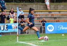 PODCAST | I’ve Got Your (Right) Back Melbourne City defender Alexia Apostolakis takes a corner during the 2024-25 A-League Women game between Sydney FC and City, played at Leichhardt Oval. Photo credit: Angela de Pourbaix / AMG Visual Storytelling (Instagram - @amg_visual_storytelling_ )
